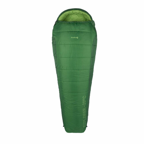 фото Спальник red fox: explorer -20 long (левый, ярко-зеленый/зеленый) redfox