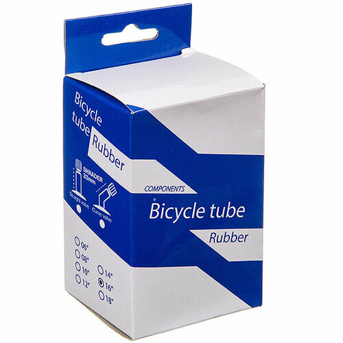 Камера велосипедная BT ,16Х1,75/2,125 , автониппель 33мм (упак: коробка)