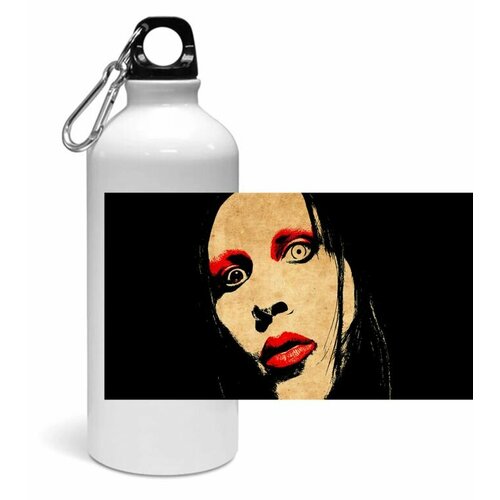фото Спортивная бутылка marilyn manson, мэрилин мэнсон №1 migom