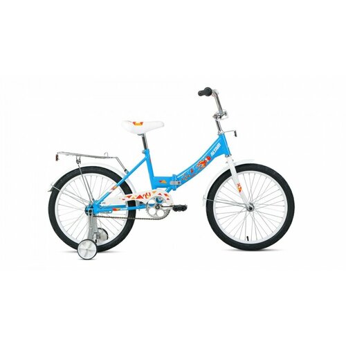 Велосипед 20 FORWARD ALTAIR KIDS COMPACT (1-ск.) 2022 голубой детский велосипед altair city kids 20 compact 2022 зеленый