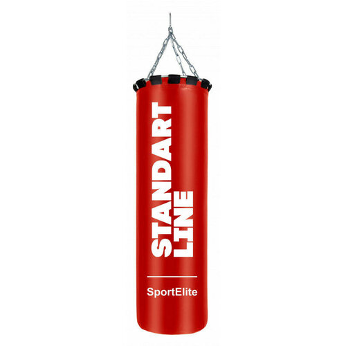 Боксерский мешок SportElite Standart Line SL-15R красный боксерский мешок sportelite standart line sl 30r красный