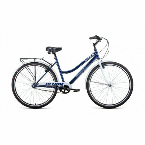 Городской велосипед Altair City 28 low 3.0 (2021) синий/белый