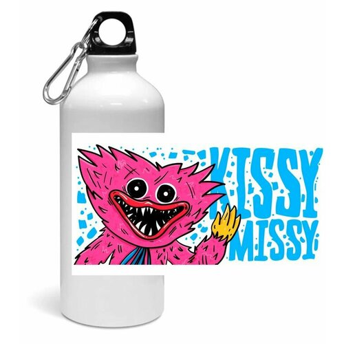 фото Спортивная бутылка хагги вагги, huggy wuggy №2 animashop