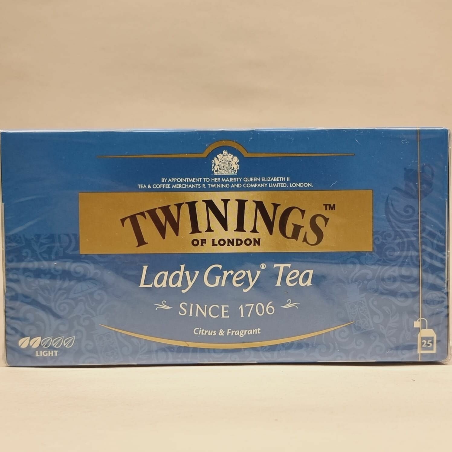 Чай черный Twinings "Lady Grey tea" с добавками 25 пакетиков 50 г (из Финляндии)