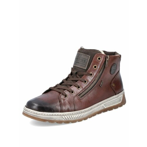 фото Ботинки rieker, размер 43, коричневый