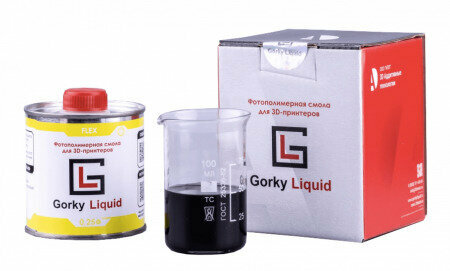 Фотополимер Gorky Liquid Flex LCD черный (1л)