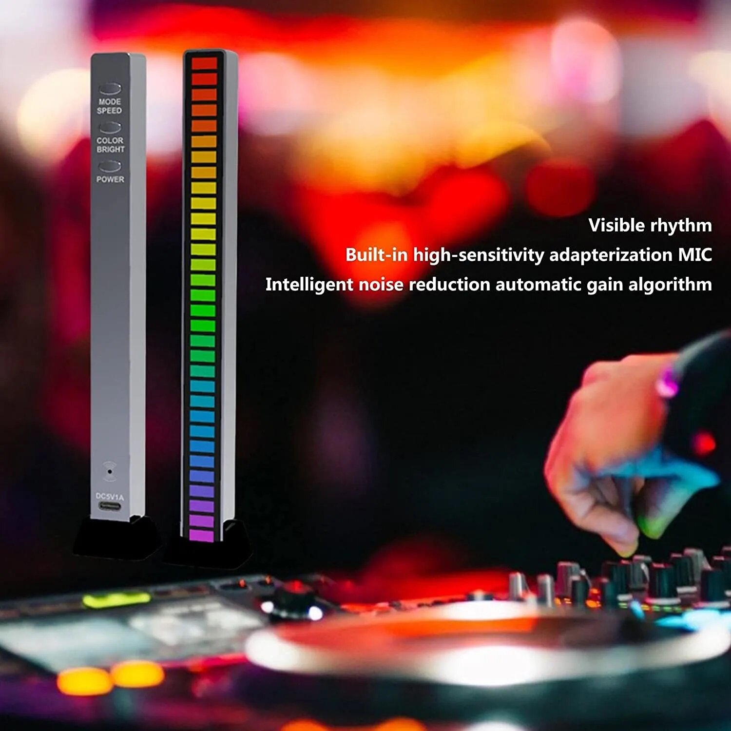 RGB-свет и музыкальный эквалайзер в одном устройстве
