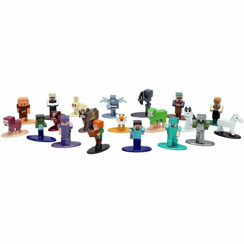 Набор фигурок Jada Toys Minecraft - Nano Metalfigs Wave 6 32502 набор мягкая игрушка minecraft baby mooshroom набор фигурок minecraft