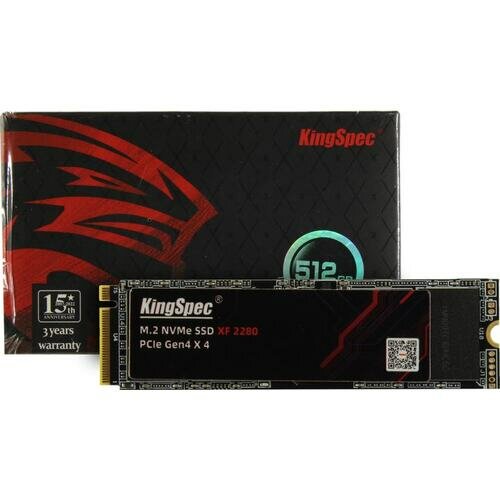 Твердотельный накопитель Kingspec 512Gb PCI-E 4.0 x4 XF-512 - фото №3