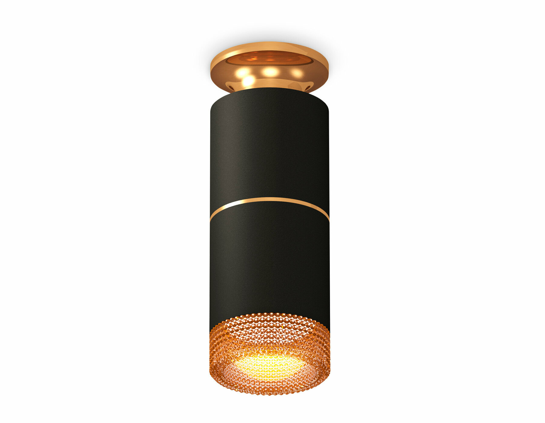 Накладной светильник XS6302241 SBK/PYG/CF черный песок/золото желтое полированное/кофе MR16 GU5.3