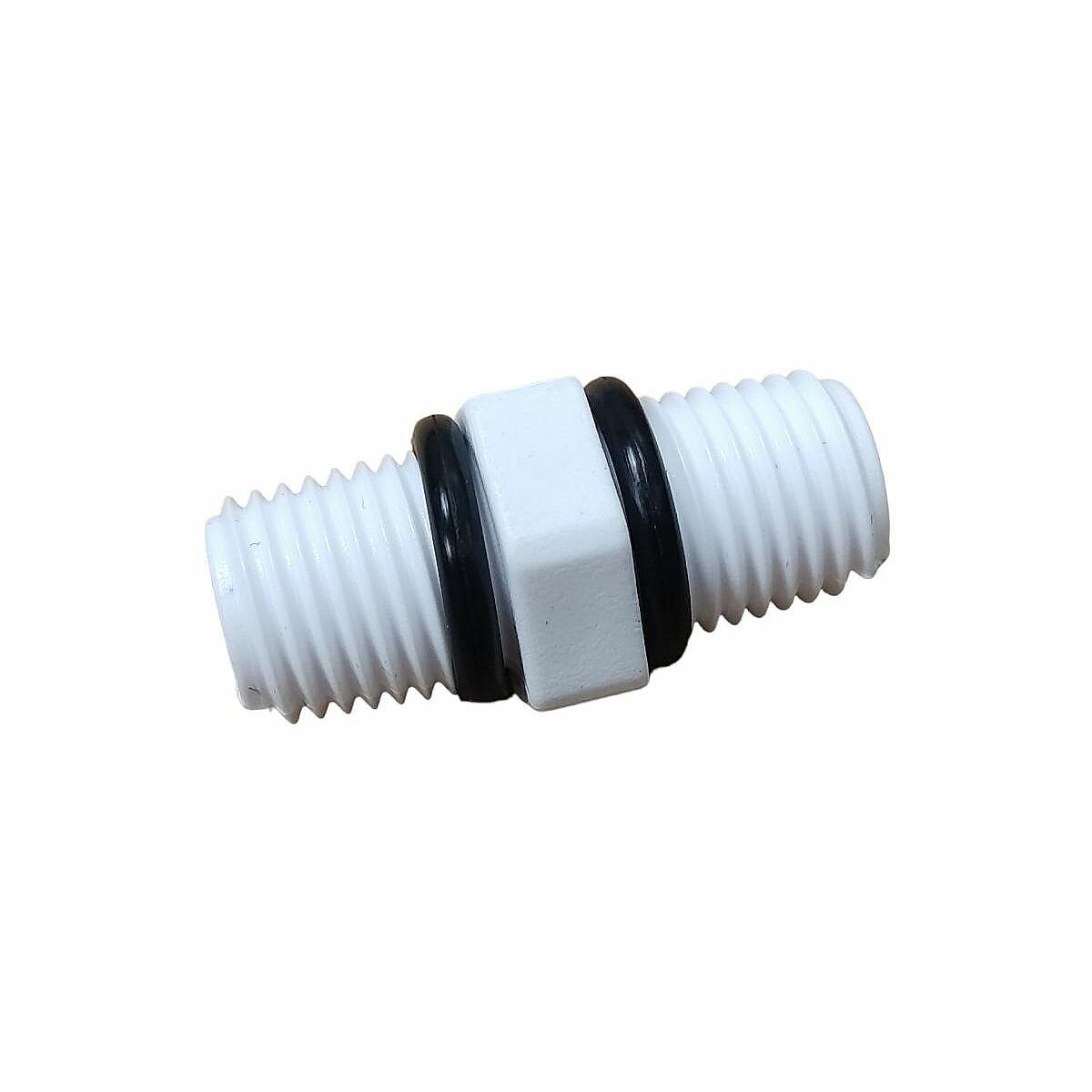 фото Ниппель 1/4" X 1/4", с уплотнительным кольцом NIPPLE-14-O