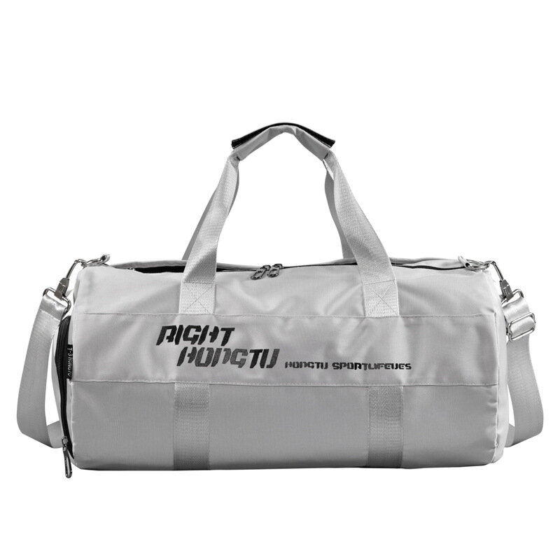Спортивная сумка для фитнеса и плавания Right, белая - фотография № 2