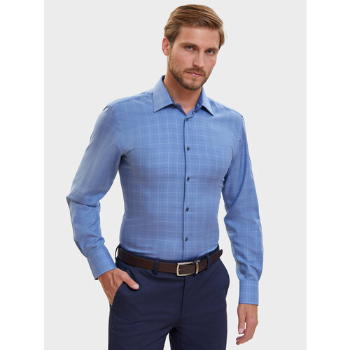 фото Рубашка kanzler, размер 42, синий