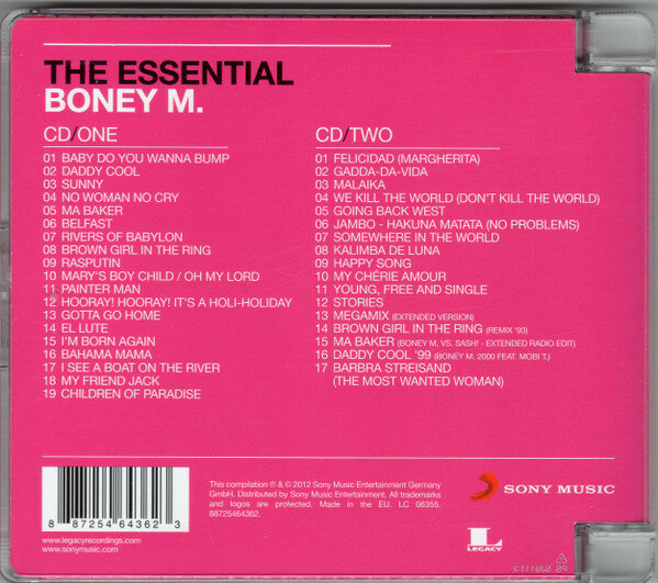 Boney M The Essential Boney M. CD Sony Music - фото №2