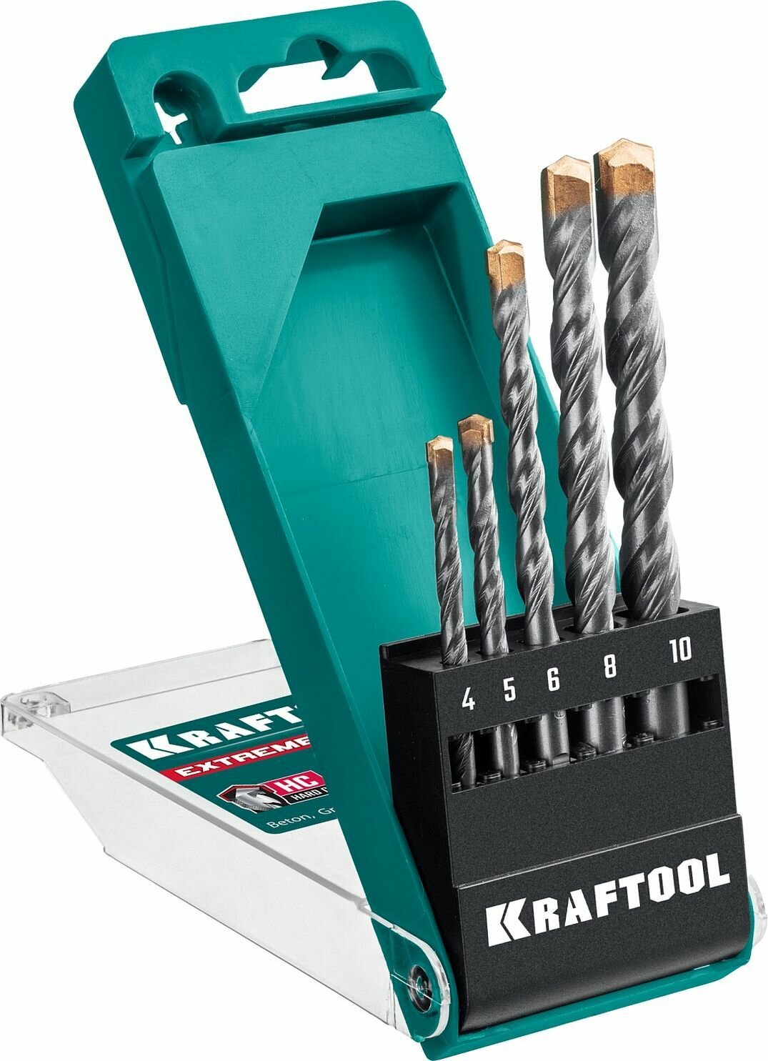 Набор сверл по бетону 5 шт Kraftool 29166-H5
