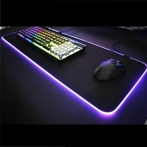 Игровой коврик для клавиатуры и мыши с RGB подсветкой GMS-GB-5, размеры 400х900