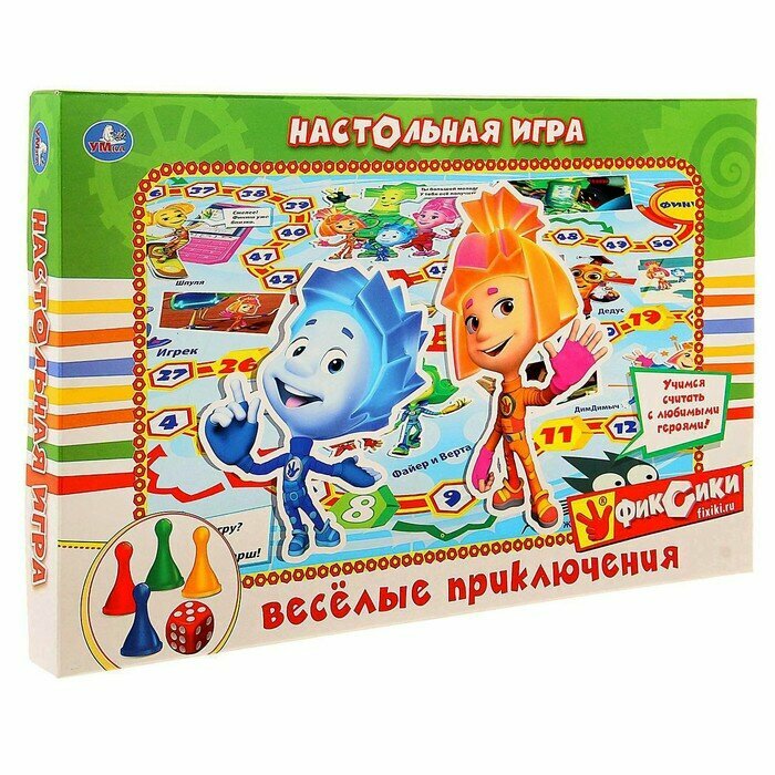 Настольная игра-ходилка Умка "Фиксики" (4690590092040)