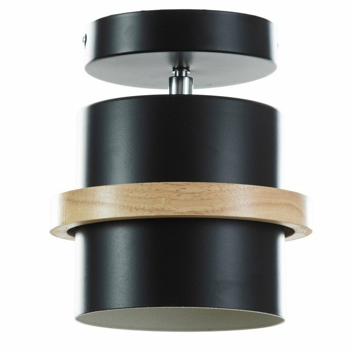 фото Спот "Асвер" Е27 40Вт черный 16х16х18 см