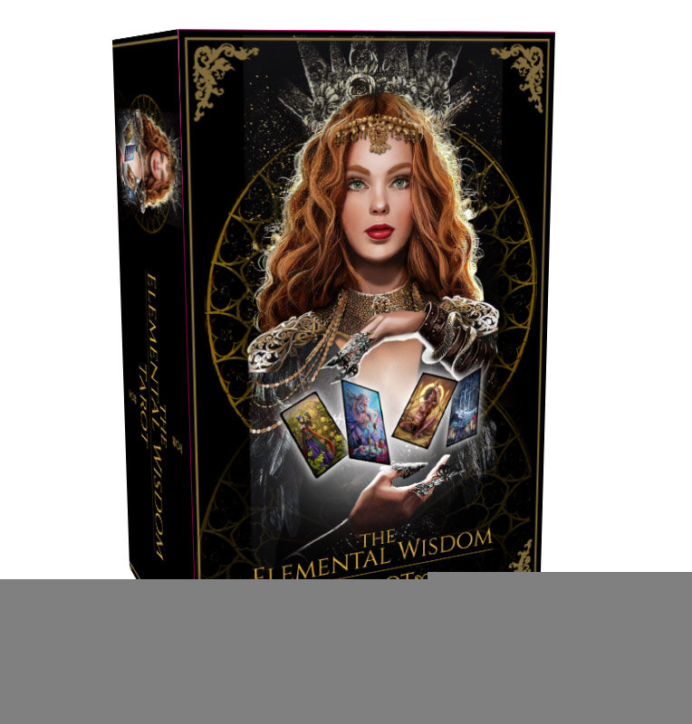 Карты Taroteca-Studio Карты Таро The Elemental Wisdom Tarot LARGE version 14cm, Taroteca / Таро Мудрость Стихий, 14 см,