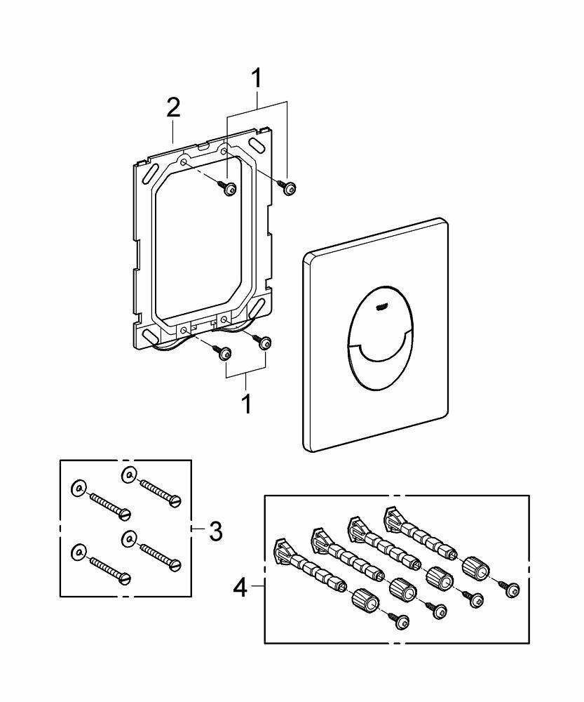 Кнопка смыва Grohe Skate Air 38505SH0