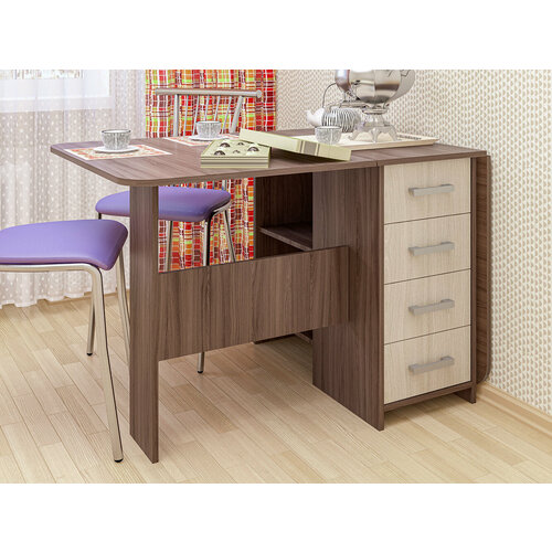 Стол-тумба СТ-6 Ясень шимо темный/ясень шимо светлый