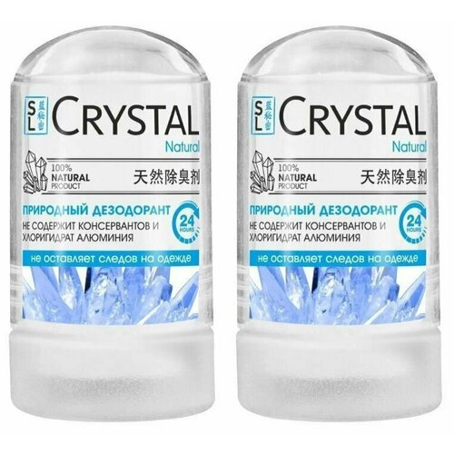 SECRETS LAN Дезодорант-стик Crystal Минеральный, 60 г, 2 шт