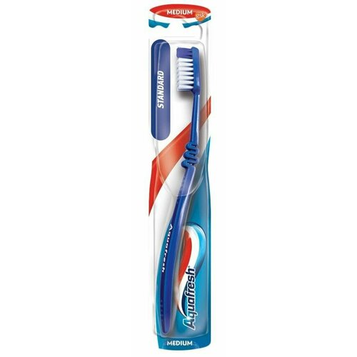 Aquafresh Зубная щетка Family Standart Medium орматек flex standart с чехлом 120х190