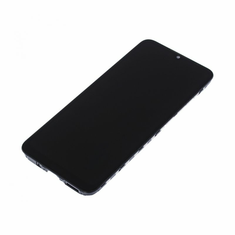 Дисплей для Xiaomi Redmi 9A / Redmi 9C NFC / Redmi 10A (в сборе с тачскрином) в рамке, черный, AAA