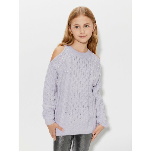 Джемпер Acoola, размер 122, фиолетовый свитер acoola размер 122 фиолетовый