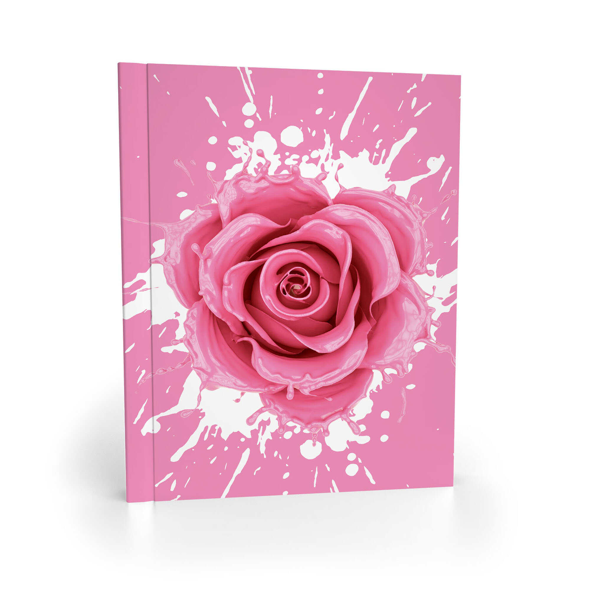 Записная книжка "Сладкая роза" А6+, в линейку, 64 л, интегральная обложка, Academy Style,11134