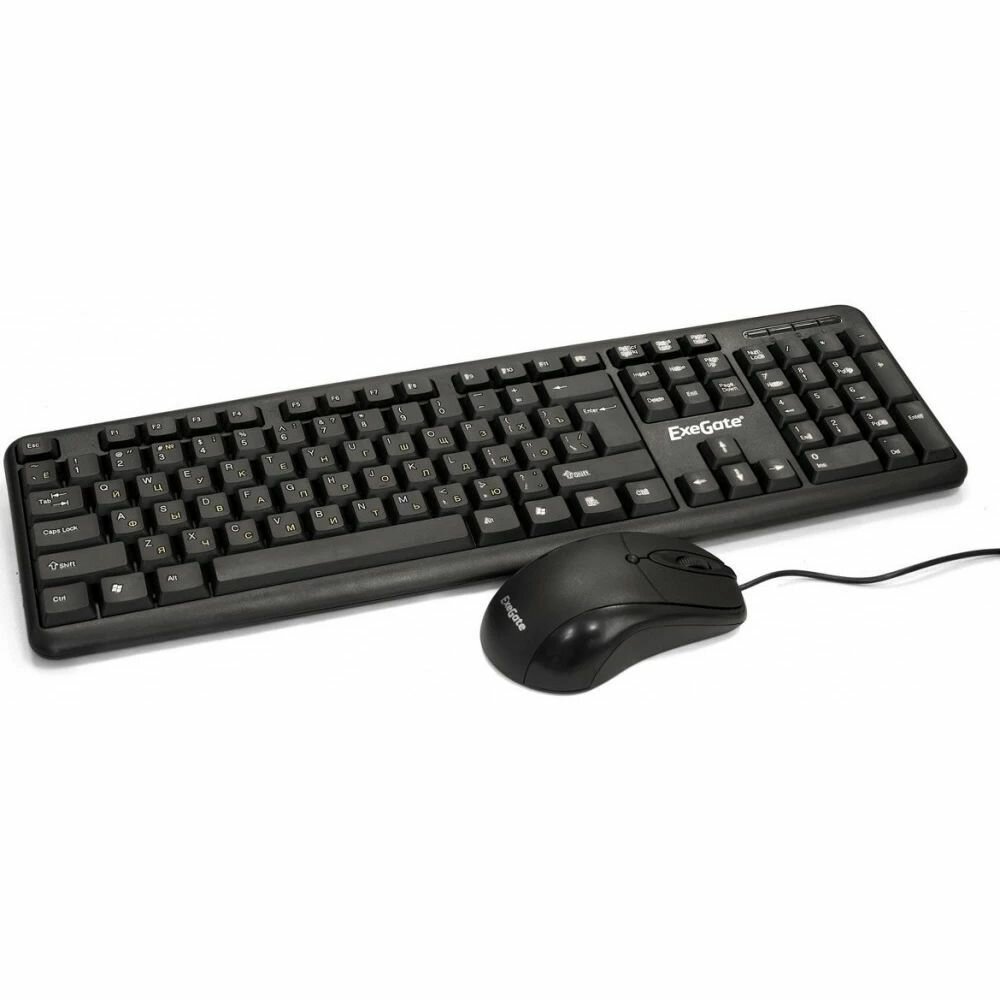 Комплект проводной клавиатуры + мышь ExeGate Professional Standard Combo MK120 (EX286204RUS)