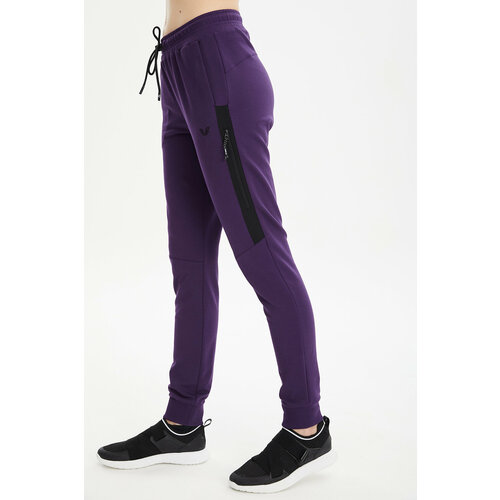 Брюки Bilcee, размер S, фиолетовый брюки bilcee полуприлегающий силуэт спортивный стиль размер xs черный