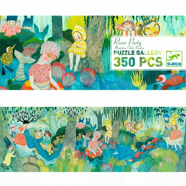 Djeco Djeco Puzzle Gallery Пазл-галерея Вечеринка на реке, 350 д. 07618