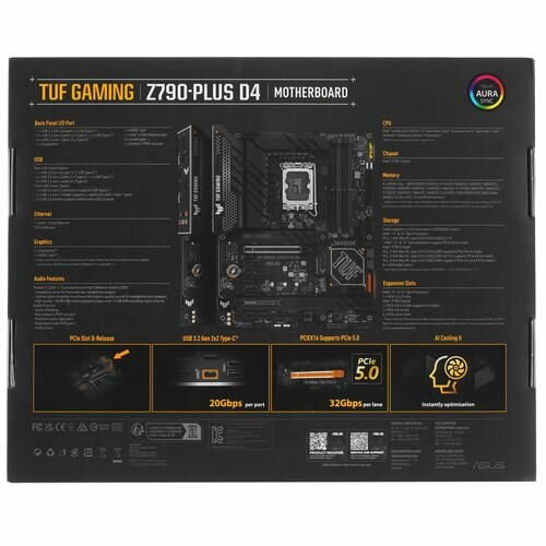 Материнская плата Asus TUF GAMING Z790-PLUS D4, Soc-1700, ATX - фото №17