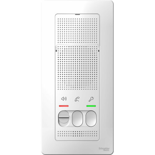 Домофон Systeme Electric Blanca переговорное устройство вызывная панель цвет белый 7990₽