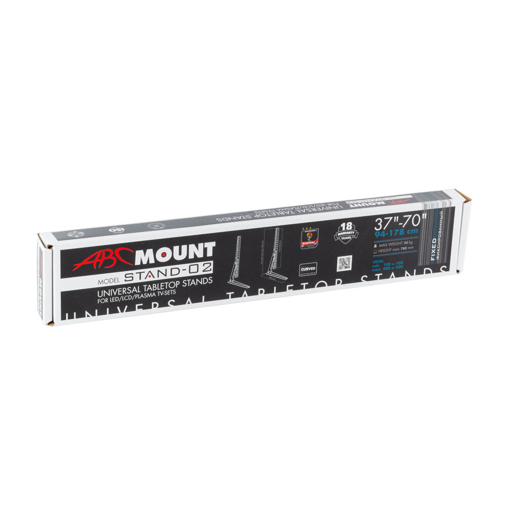 Универсальная подставка для телевизора ABC Mount STAND-02 37"-70" до 50 кг - фото №19