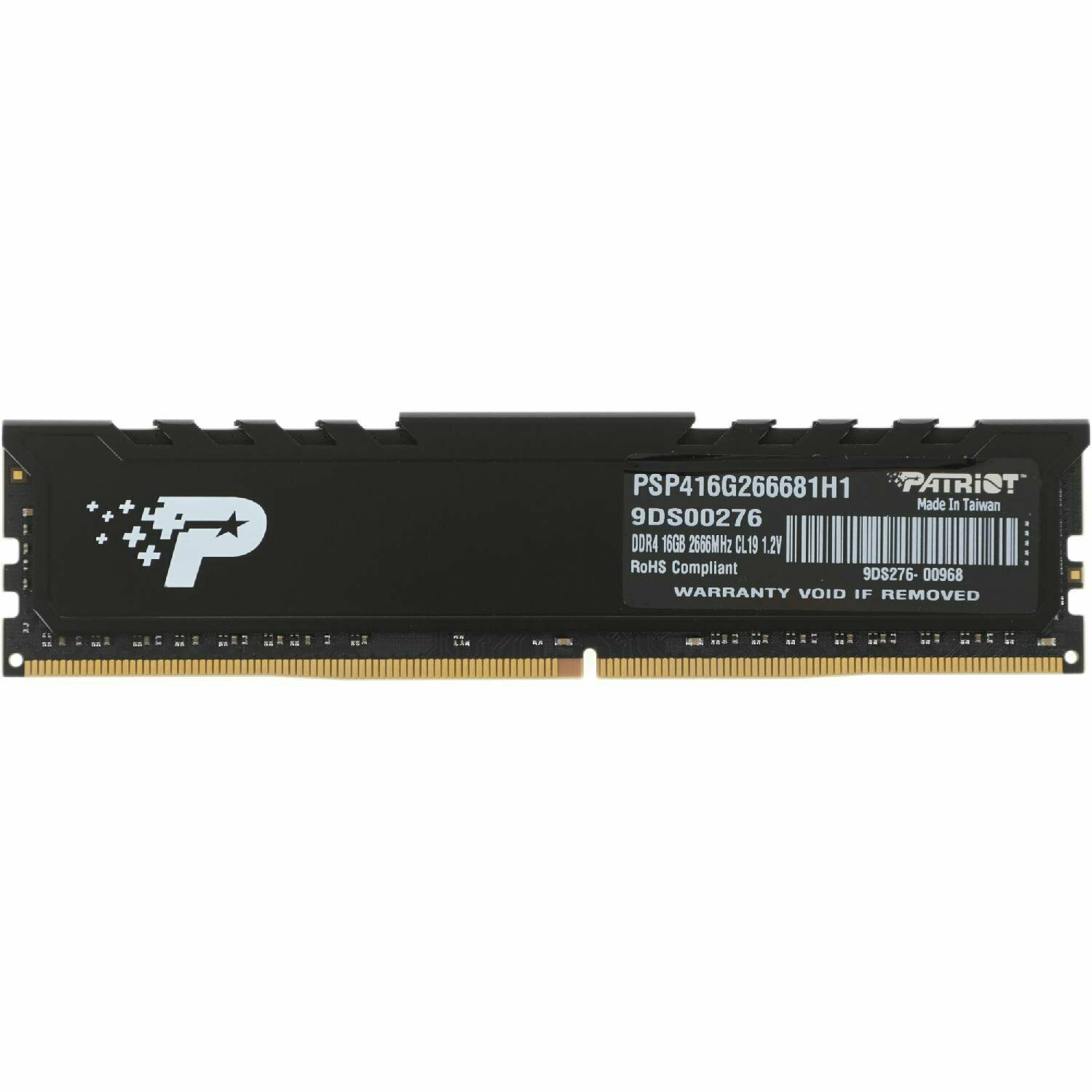 Модуль памяти DDR4 16GB Patriot Signature Premium PC4-21300 2666MHz CL19 288pin 1.2V - фото №16