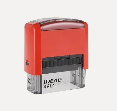 Изображение товара Ideal 4912 автоматическая оснастка для штампа 47х18 мм (красная)