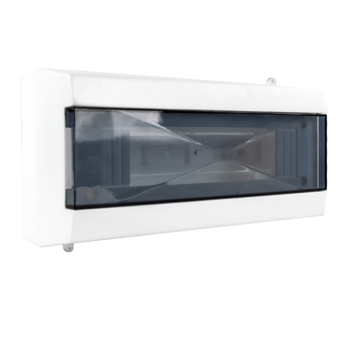 фото Щит распределительный навесной ЩРН-9-12 авт. с дверцей (пломбиратор) (140х290х86мм) IP-31 крзми