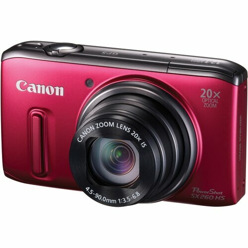 Фотоаппарат Canon PowerShot SX260 HS красный