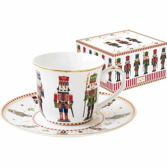 Чашка с блюдцем Easy Life "Щелкунчик" 200 мл. EL-R1106/NUTC