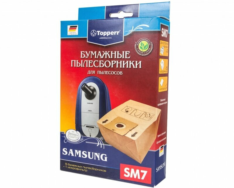 Аксессуары для пылесосов Topperr 1031 SM 7 Фильтр Samsung (VP-77) 5 шт