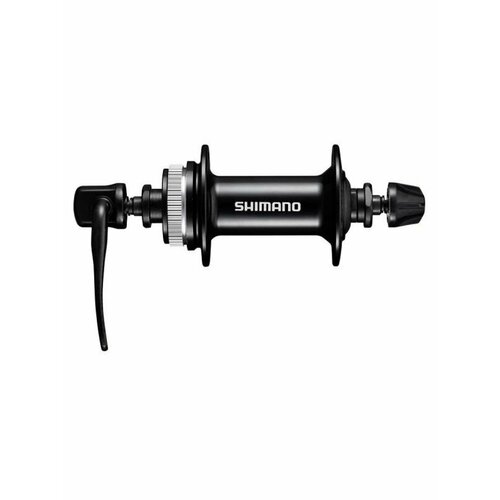 Втулка передняя SHIMANO TX500, v-brake, 36 отверстий, QR, цвет черный, EHBTX500AAL