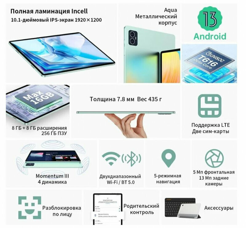 Планшет Teclast T50 Pro