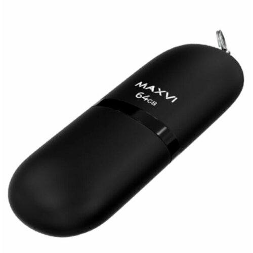 USB флешка MAXVI 64GB SF USB 2.0, черный