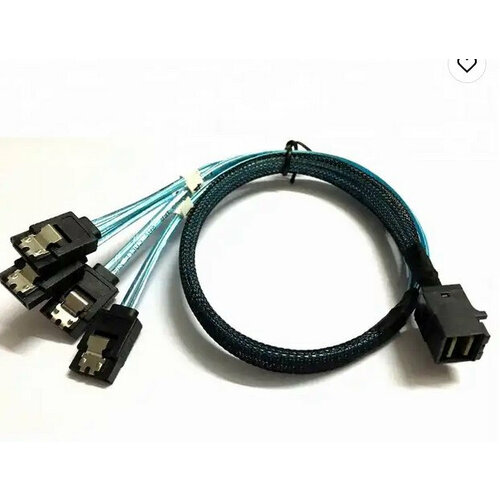 Кабель LSI LOGIC Cable SFF-8643 - 4*SATA (MiniSAS HD -to- 4*SATA), 1m