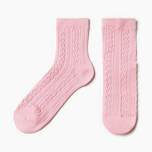 Носки HOBBY LINE, размер 36/40, коричневый, розовый носки hobby line размер 36 40 коричневый