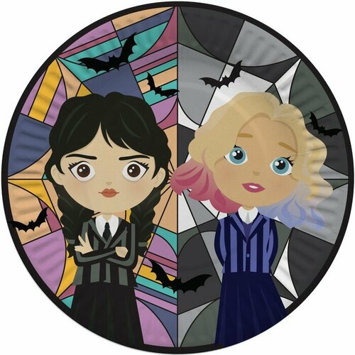 Тарелка бумажная Мрачная стори Подружки в наборе 6 шт 18 см 486₽