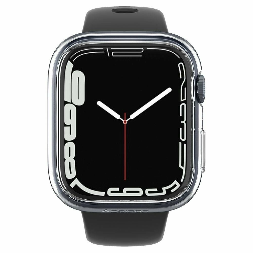 Чехол для корпуса Spigen Thin Fit для Apple Watch 7 45 мм ACS04179 прозрачный — фото 9