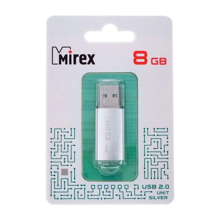 Флеш накопитель 64GB Mirex Unit, USB 2.0, Синий - фото №19